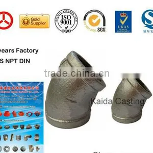 GI Malleable Iron Pipe Fitting ,120degree Elbow 120 thumbnail-2