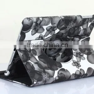 Fashion Peach Flower Series For IPad Mini 4 Flip Leather Case 360 Degree Rotation Case TB-0004 thumbnail-5