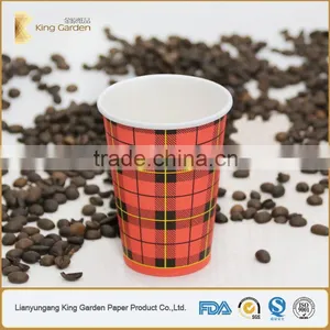 Single Wall /double Wall /ripple Wall Paper Cups With PS Lids thumbnail-4