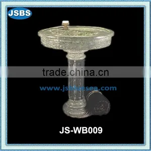 Hand Carved Small Stone Bathroom Pedestal Sinks thumbnail-1