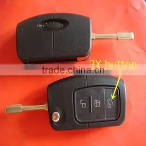 TD 3 Button Flip Key Case With Roll up Windows With 2X Button for F-rd thumbnail-1