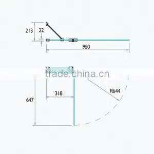 Shower Bath Screen/folding Shower Screen thumbnail-4