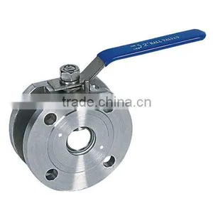 1-PC WAFER FLANGED BALL VALVE (DIN) thumbnail-1