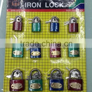 12pcs Color Iron Padlock thumbnail-1
