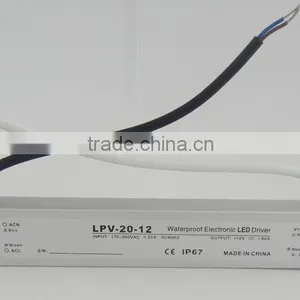 Factory Direct Sale Good Price High Quality Waterproof Led Power Supply ac dc 20w 12v LPV-20-12 thumbnail-3