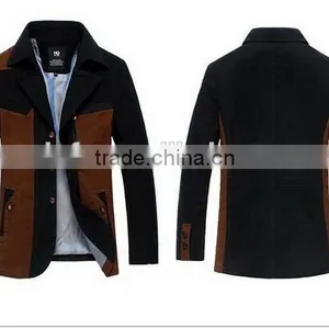Customized Most Popular Fur Collar Coat Men Jacket thumbnail-3