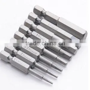 10pcs H3 1/4 Inch Hex Shank Magnetic Hex Head Screwdriver Bits Electric Screwdriver Set 50mm AR-61 thumbnail-2