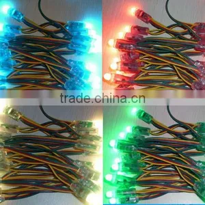 High Brightness 5mm Strawhat Yellow 12V Led String Light thumbnail-2