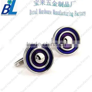 Unique Brass Custom Enamel Cufflinks for Gentlemen thumbnail-1