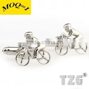 Fashion Stainless Steel Bike Cufflink thumbnail-1