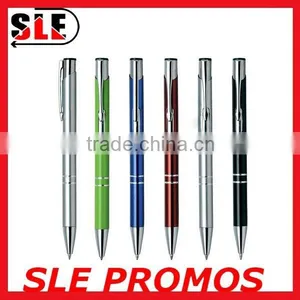 Executive Personalized Metal Ball Point Pen Silver thumbnail-1