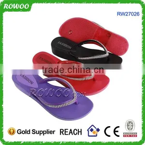 Air-blowing PVC Shoes for Women, Aerosoft Chaussure,china PCU Shoes Slippers With Crystal Diamonds thumbnail-1