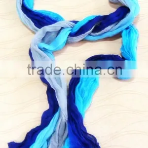 Polyester Crinkle Fashionable Voile Scarf thumbnail-4