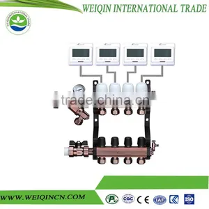 2 to 12 Way Water Manifold With Frame Connection Male no Leaking Manifold Gauge by Manual or Automatic Power thumbnail-1