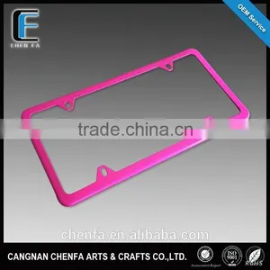 2015 Wholesale Pink Custom License Plate Frames thumbnail-1
