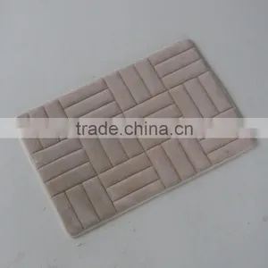 New Design Fleece Floor Mat With Anti Slip Base thumbnail-2