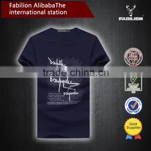 New Designs 100% Cotton Full-size 3d Wording Printed T-shirt thumbnail-4