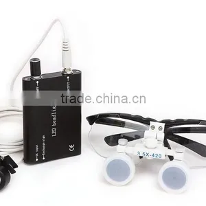 LED Loupes on Head Band/medical LED Magnifying Glass/medical Magnifier Loupes With LED thumbnail-1