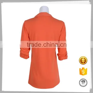 Casual Long Sleeve Cotton Plus Size Women Blouse Clothing thumbnail-2