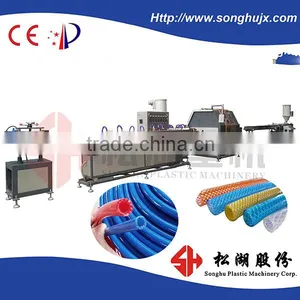 European Standard TPU/ PVC Twisted Reinforced Pressure Tube Extrusion Machine thumbnail-1