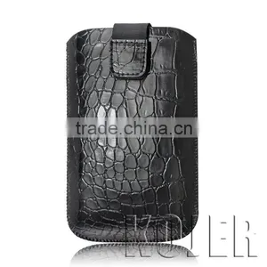 Mobile Phone Leather Case for IPhone 4 With Velcro Closure thumbnail-1