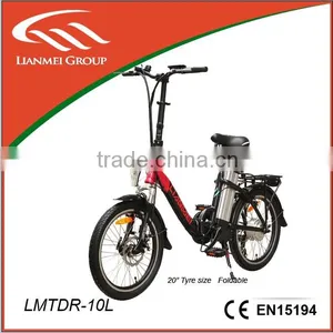 36v Electric Bike With Aluminum Alloy 6061 Frame ,20" Tyre Foldable thumbnail-1