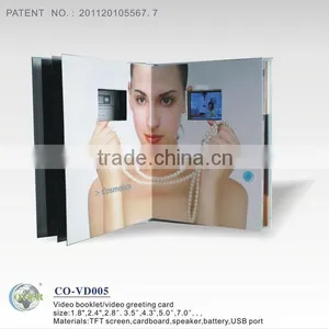 Promotional Advertising MP4 Video Player Card for Gift Item thumbnail-1