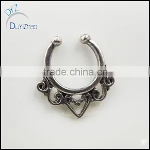 Custom Fashion Nose Ring Septum Piercing Clicker Jewelry Quality Choice thumbnail-2