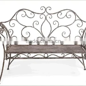 Wholesale Antique Wrought Iron Garden Chairs thumbnail-1
