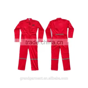 Coverall Workwear/Work Overalls With Reflective Tape Manufacturer in China thumbnail-4