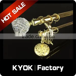 KYOK Curtain Rod With Dimond Curtain Finial in Africa ,wrought Iron Curtain Rod Finials ,curtain Finials thumbnail-5