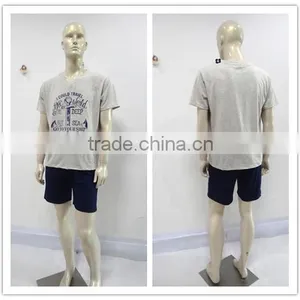 Leisure Personality Letter Top With Comfortable Cool Shorts Pajamas Men thumbnail-1