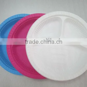 3-compartment Disposable Plastic Plate thumbnail-1
