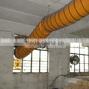 PVC Flexible Air Fan Duct for Warehouse Ventilation thumbnail-1
