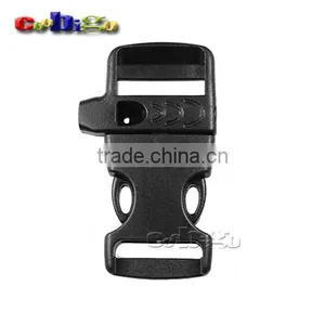 Black Emergency Survival Whistle Buckles For Paracord Bracelets #FLC007-A/B thumbnail-5