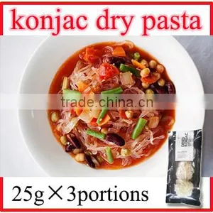 Best Selling Japanese Style Noodle Low Fat Dried Shirataki Konjac Noodle 25g x 10 Portions thumbnail-1