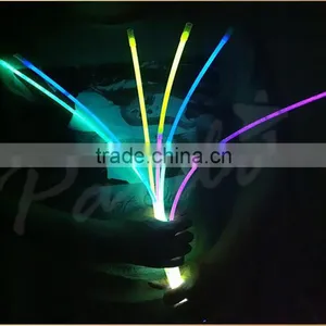 22 Inch Tri Color Glow Necklace Stick Glowing in the Dark Quality Choice thumbnail-2