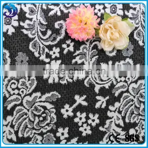 Hot Sell New Product Plain Dyed Ployester Spandex Fashion Dress Jacquard Fabric thumbnail-1