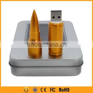 Wholesale Bulk Cheap Bullet Shape Metal USB Flash thumbnail-1
