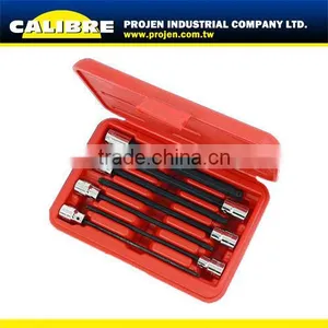 CALIBRE 7pc 3/8Dr 3-10mm x 155mm Hex Bit Sets thumbnail-1