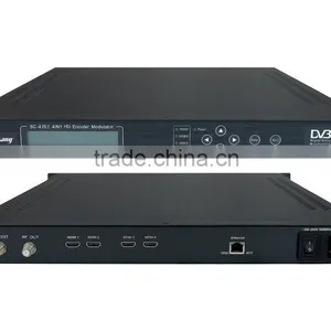SC-4204 4 Channel HDMI HD Encoder to DVB-C RF Modulator / DVB-C RF Encoder Modulator thumbnail-1