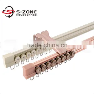 Wall Mounted Double Curtain Track thumbnail-1