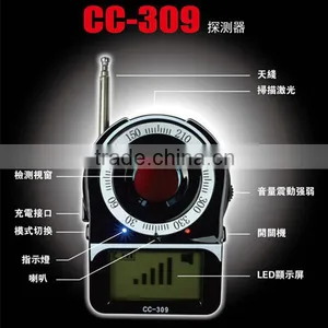 Wireless 3.7V Frequency 1MHz-6.5GHz Anti Eavesdropping Tracking Detector Mini Light Camera Protect Personal Privacy Chargeable thumbnail-1