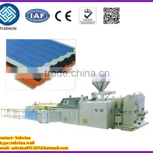 PVC Corrugated Sheet Extruder Machine thumbnail-1
