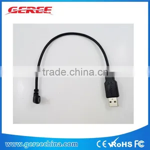 Right Angle Micro USB B Male To USB Male SYNC Data Converter Cable thumbnail-1