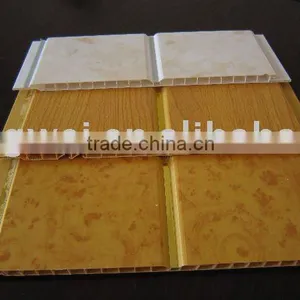 Wooden Design With Middle Groove, Pvc Decorated Panel thumbnail-1