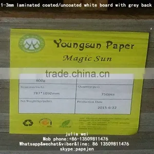 High Quality One Side White Grey Chipboard thumbnail-1