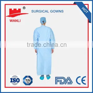 Nonwoven Sterile Disposable Surgical Gown, Disposable Surgical Gown, Coverall thumbnail-2
