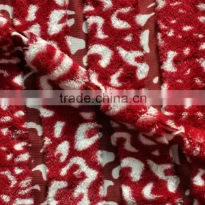 Drop Needle Cheetach Plush Fabric thumbnail-2