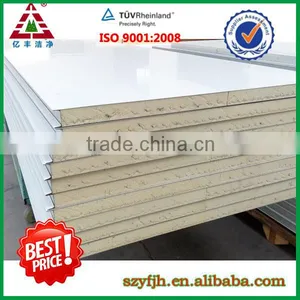 Standard 0.4mm Steel 50mm EPS Sandwich Panel for Proof /wall/ceiling thumbnail-1